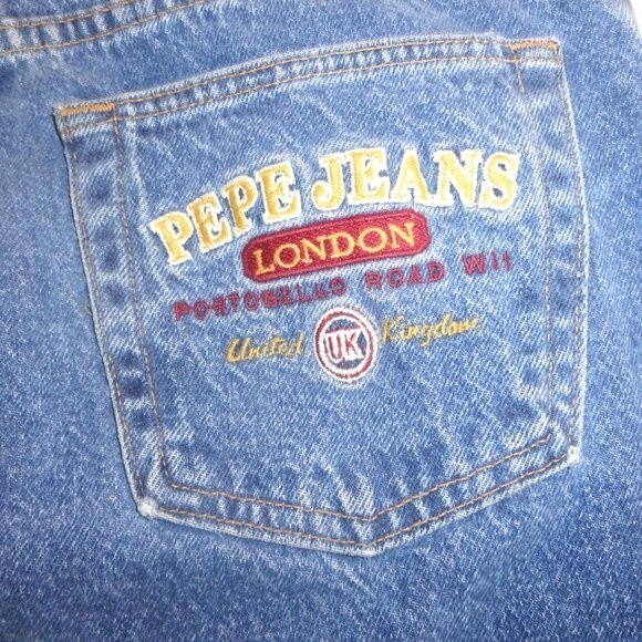 Mom Jeans Waist High Waist Jeans Pepe of London sz 6 - Picture 1 of 10